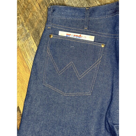 Wrangler Jeans Slim fit Cowboy Cut Pro Rodeo Mens 40x38 - Heavyweight Denim - Picture 4 of 5